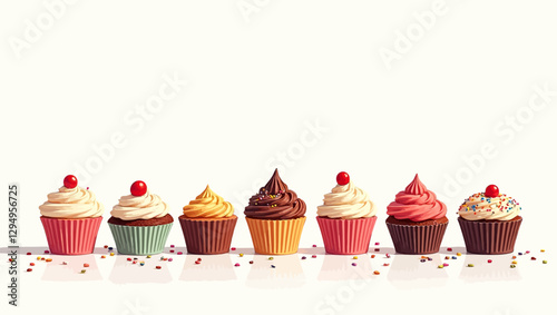 A delicious assortment of cupcakes with different flavors and decorations, perfect for celebrations and parties.
