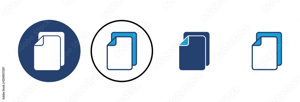 Document icon vector. Paper icon. File Icon Document icon vector. Paper icon. File Icon