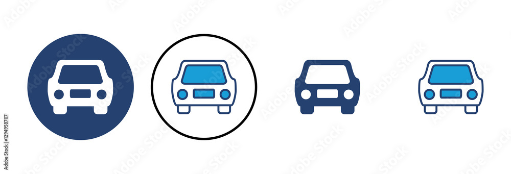 Car icon vector. car vector icon. small sedan Car icon vector. car vector icon. small sedan