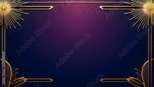 Wallpaper Mural Luxury Abstract Geometric Art Deco Ornate Gold Frame Purple Background

 Torontodigital.ca