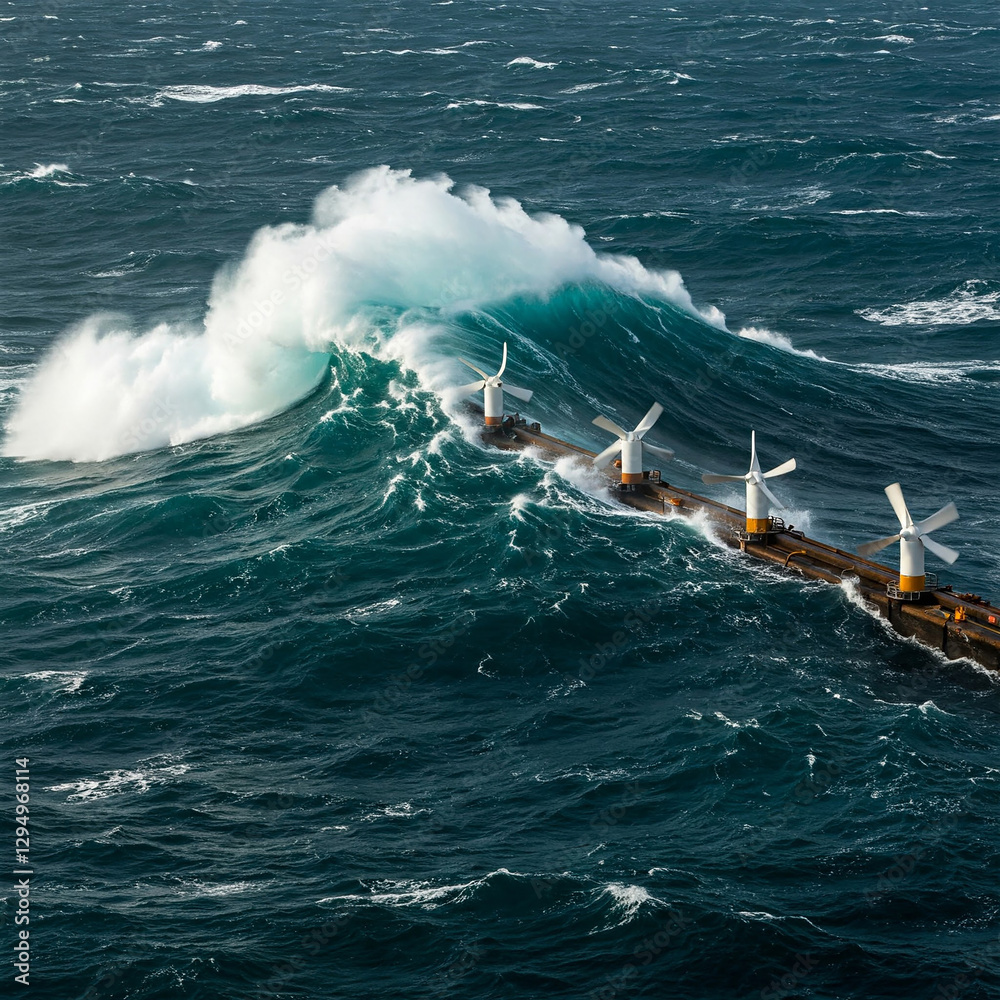 Obraz premium surfing the waves