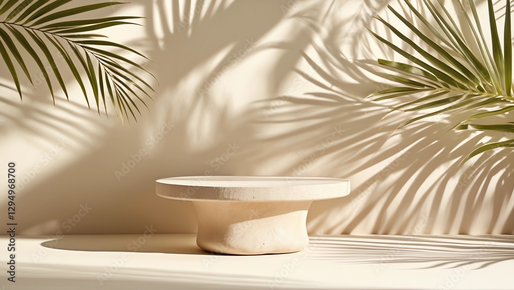Stone product display podium Stone product display podium
