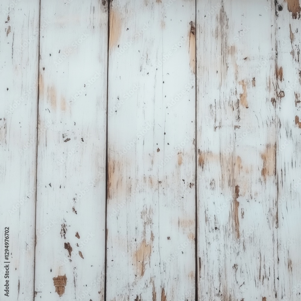 Weathered wooden planks with rustic texture and whitewashed finish Weathered wooden planks with rustic texture and whitewashed finish