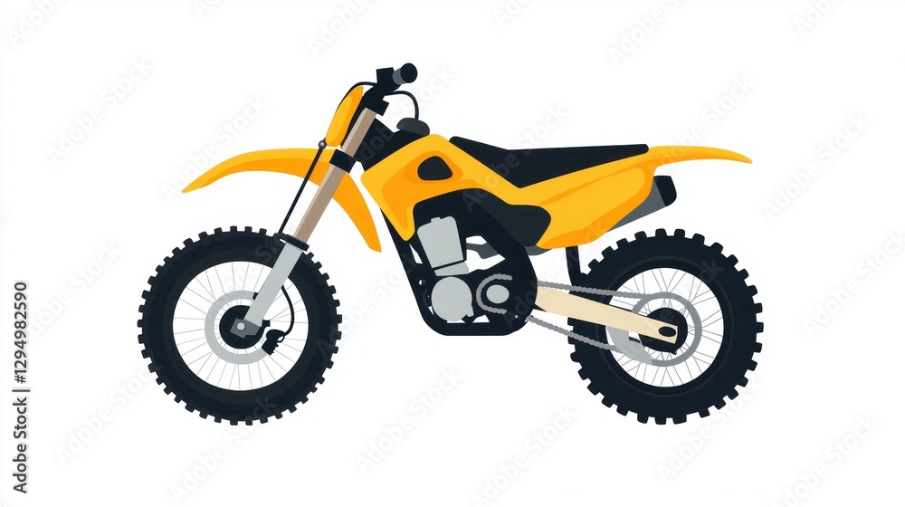 Yellow Dirt Bike: A Powerful and Vibrant Off-Road Machine Yellow Dirt Bike: A Powerful and Vibrant Off-Road Machine