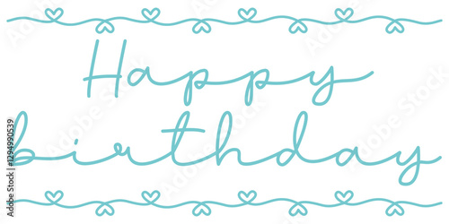 Happy Birthday | HBD Hearts | Celebratory Milestone