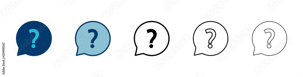 Question Icon vector isolated on white background. Question mark sign. help icon. Faq Question Icon vector isolated on white background. Question mark sign. help icon. Faq