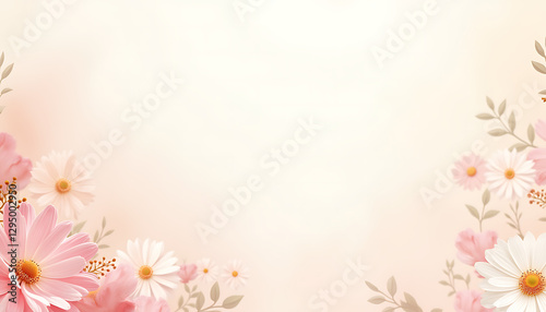 Elegant Pastel Floral Background
