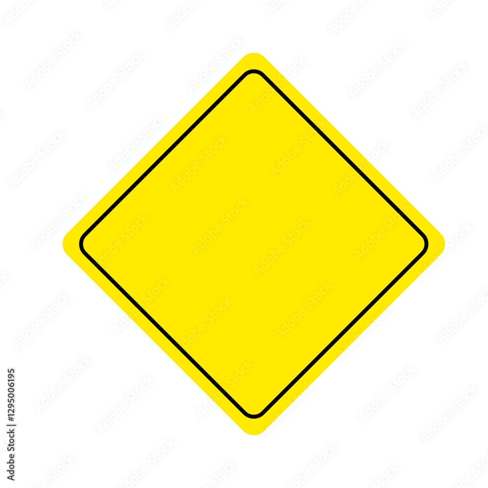 Blank Warning Sign Billboard Icon, Simple Icon Vector Design, best used for presentation, application, web and banner Blank Warning Sign Billboard Icon, Simple Icon Vector Design, best used for presentation, application, web and banner