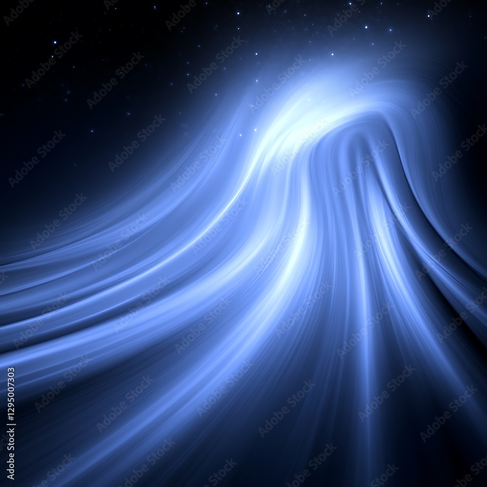 Fototapeta premium Abstract Light Flowing Through Space