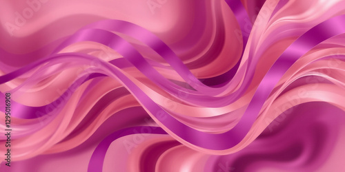 Wallpaper Mural Digital Dreamscape: Bioluminescent Forms and Violet Depth in Abstract Futurism Torontodigital.ca