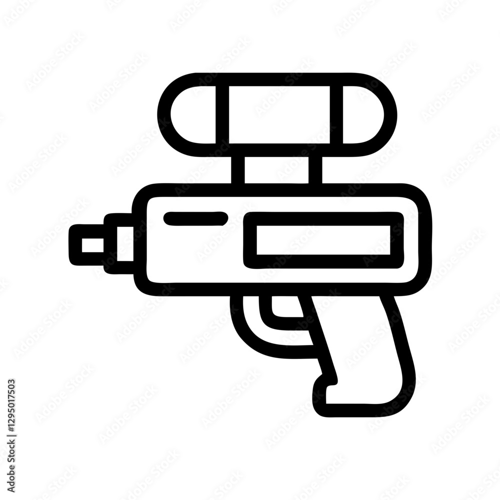 Water gun vector icon
Water gun vector icon