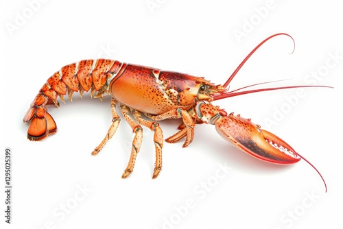 Wallpaper Mural High Resolution Visual of Lobster Isolated on White Background, Cutout Torontodigital.ca