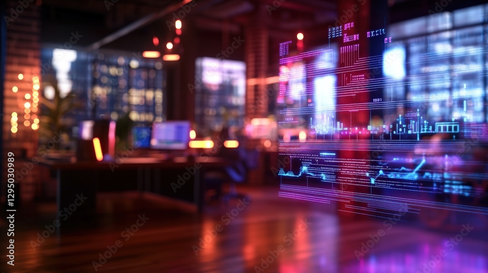 Blurred interior of a bar with illuminated bar sign and photo display on wall in a vibrant social setting Blurred interior of a bar with illuminated bar sign and photo display on wall in a vibrant social setting