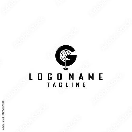 Letter G golf logo design