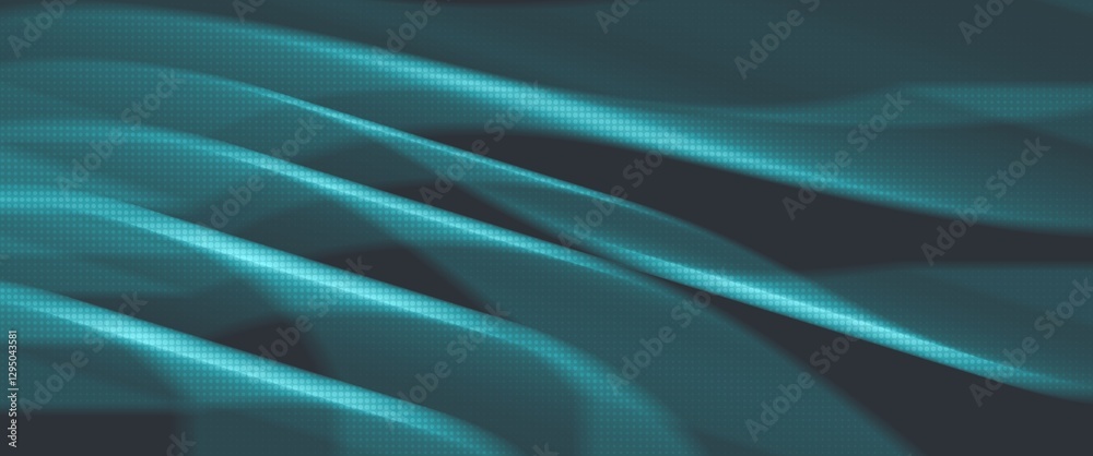 Obraz premium abstract blue-gree wave background