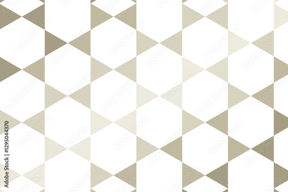 Soft brown and beige abstract diamond grid with triangles forming a structured geometric design. Modern mosaic concept Soft brown and beige abstract diamond grid with triangles forming a structured geometric design. Modern mosaic concept