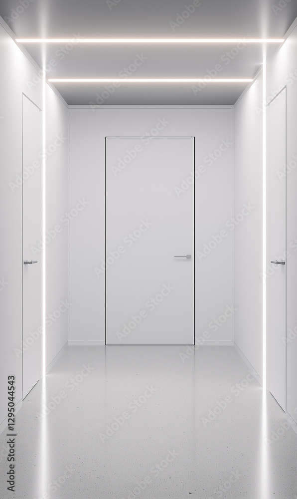 Modern minimalist futuristic architectural space square platform with a strong sense of technology, suitable as a commercial advertising background. Modern minimalist futuristic architectural space square platform with a strong sense of technology, suitable as a commercial advertising background.