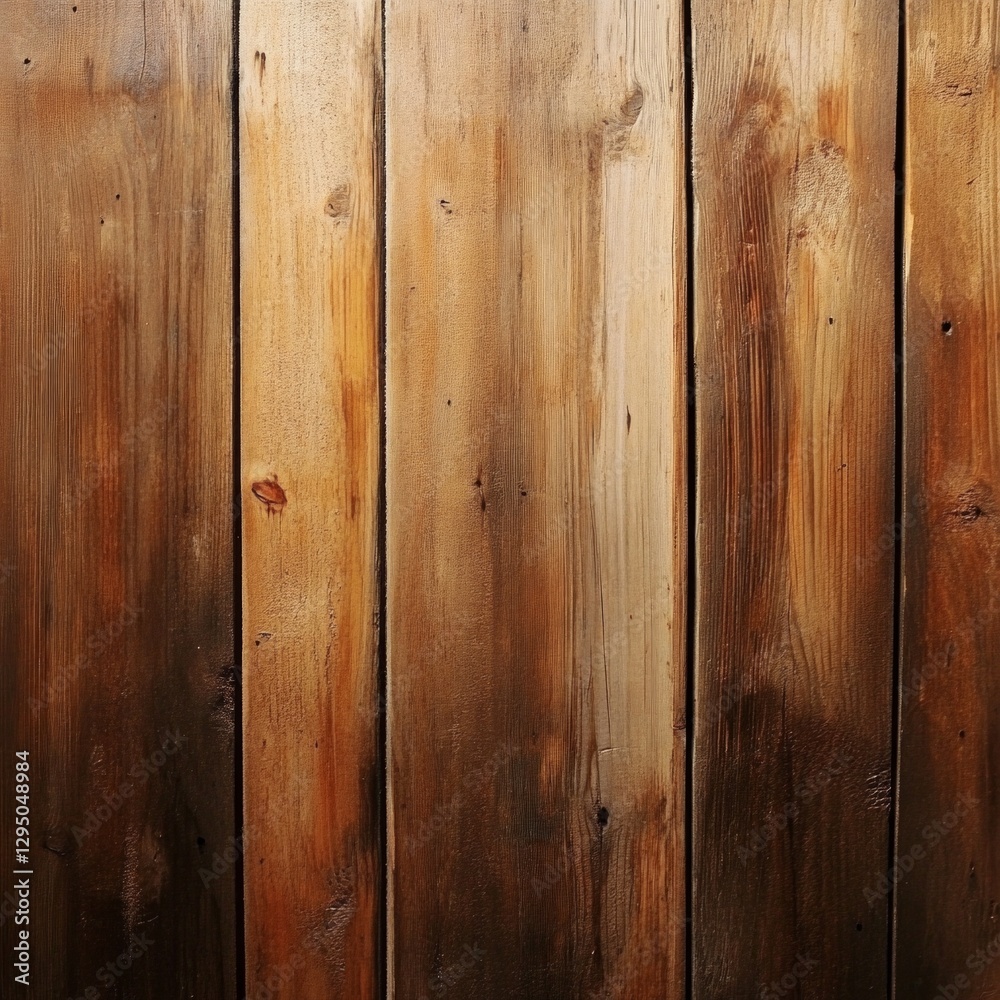 Fototapeta premium Rustic wooden planks with rich texture and natural grain pattern