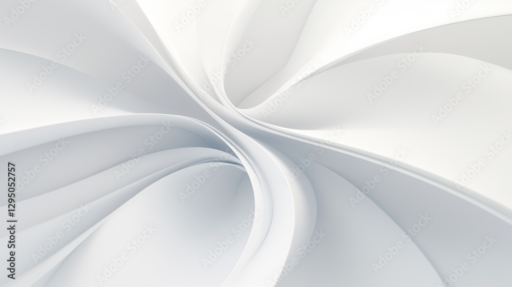 Fototapeta premium White Soft Pinwheel Petal Background