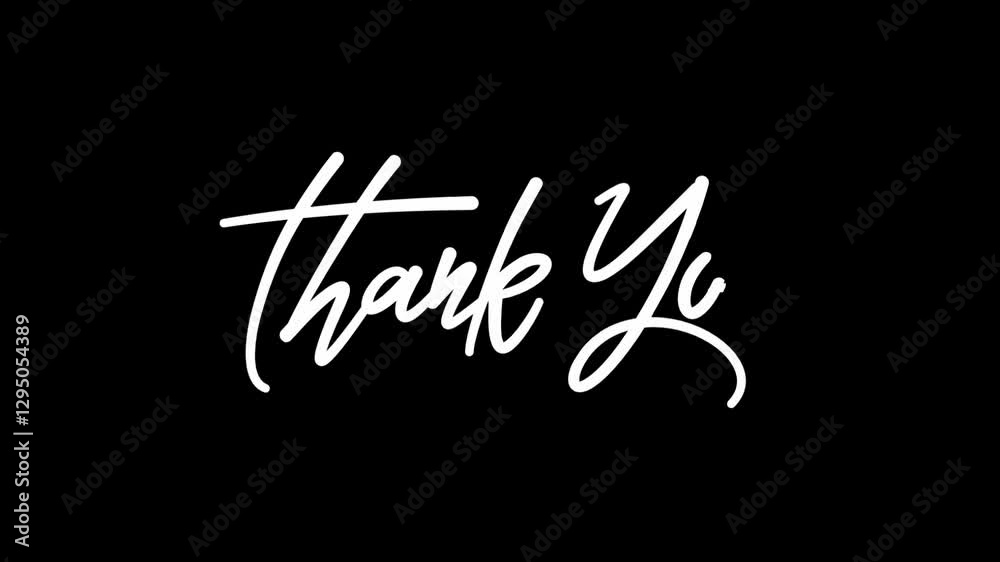 Thank you text animation with a luxurious black background style for greeting footage. Thank you text animation with a luxurious black background style for greeting footage.