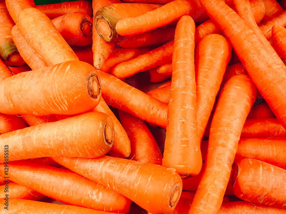 Carrot isolated on white background with clipping path and full depth of field