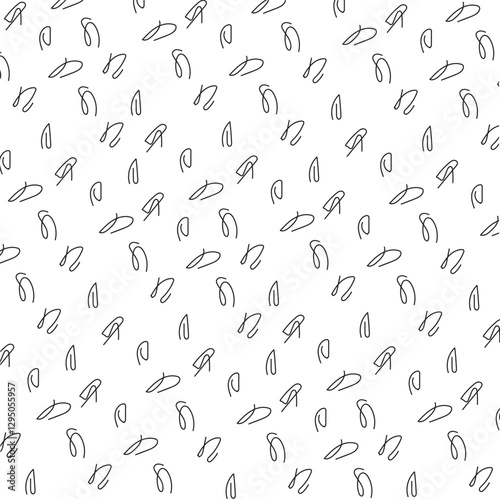 Pieces of bent wire create texture