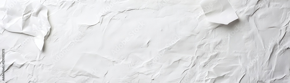 Obraz premium A smooth, pristine white wall showcases a fresh coat of bright white paint, radiating a clean aesthetic.