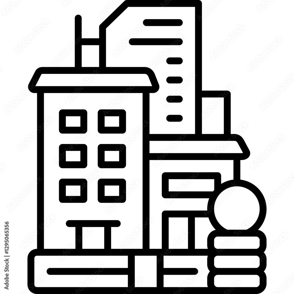 Crowdfunding Real Estate icon Crowdfunding Real Estate icon