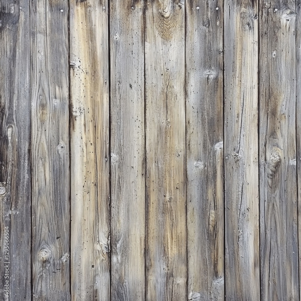 Weathered wooden fence texture with natural grain patterns and aged patina Weathered wooden fence texture with natural grain patterns and aged patina
