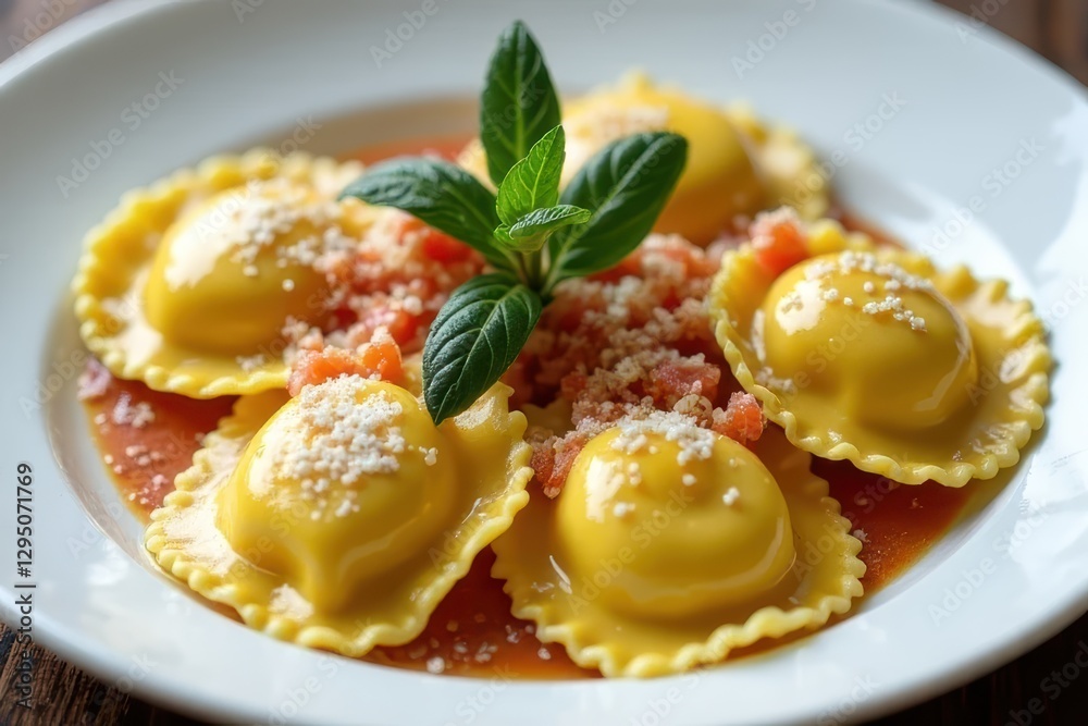 Ravioli in Butter-Sage Sauce: A Savory Indulgence Ravioli in Butter-Sage Sauce: A Savory Indulgence
