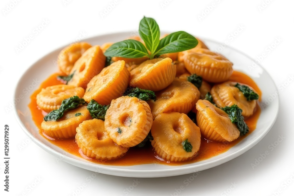 Premium Pasta Dish: Creamy Tortellini in Blissful White Sauce Premium Pasta Dish: Creamy Tortellini in Blissful White Sauce