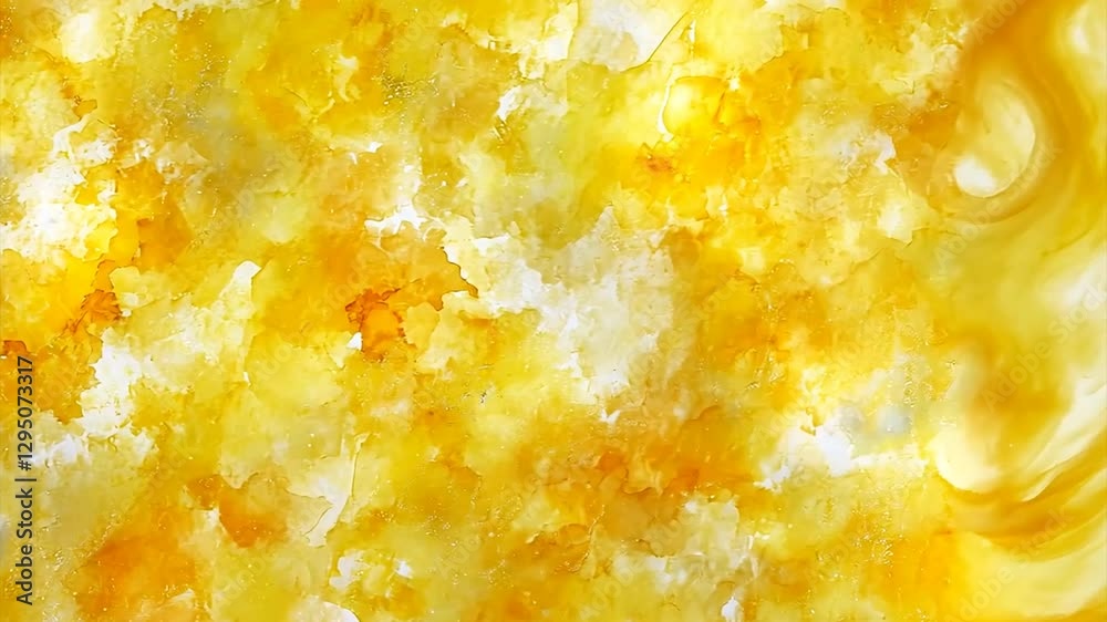 Abstract yellow watercolor texture background