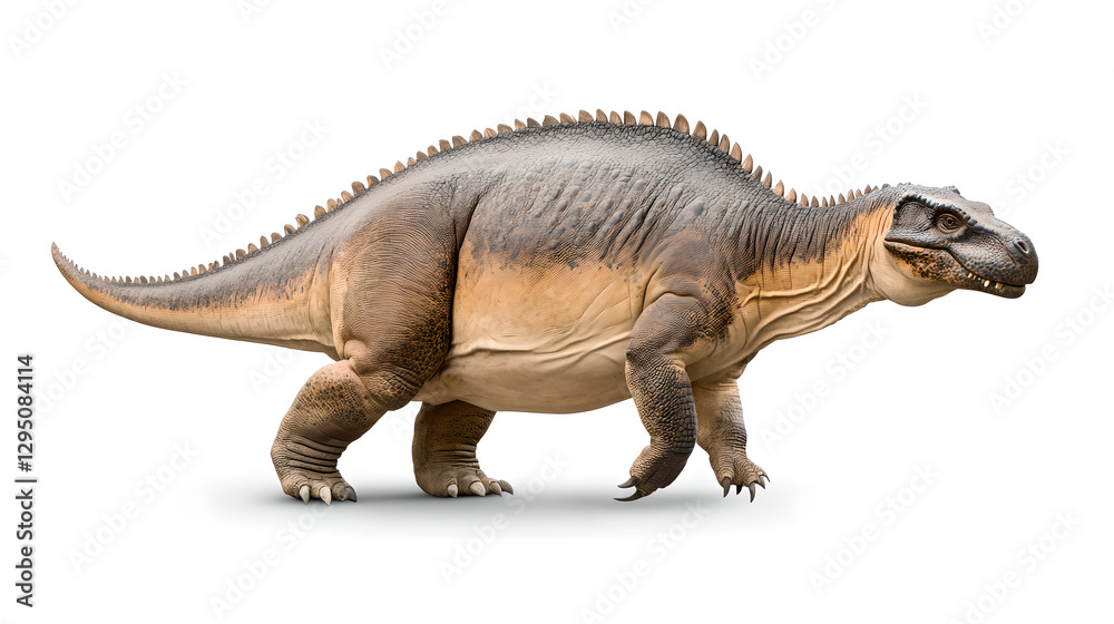 Obraz premium Realistic Illustration of a Prehistoric Dinosaur