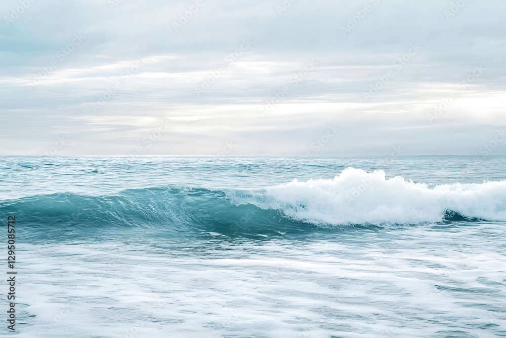 Fototapeta premium Calm Ocean Waves at Dawn (2)