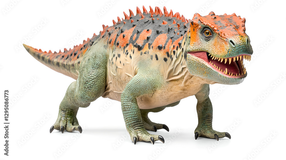 Obraz premium Detailed Image of a Prehistoric Animal Toy