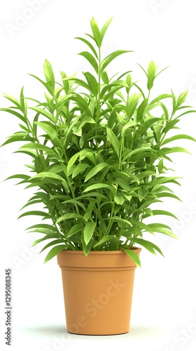 Flowers in a pot display vibrant blooms and lush foliage