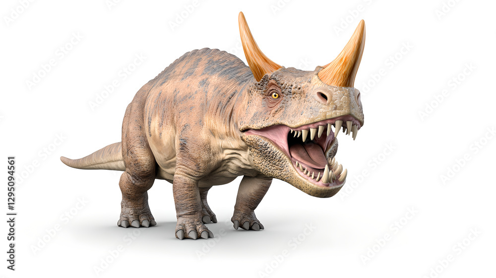 Fototapeta premium Ferocious Prehistoric Dinosaur Roar