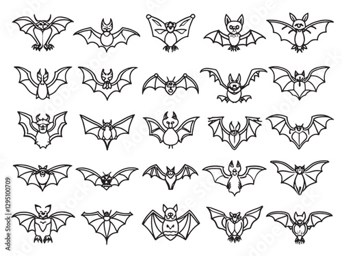 Bat Icon Represents Mystery and Adventure