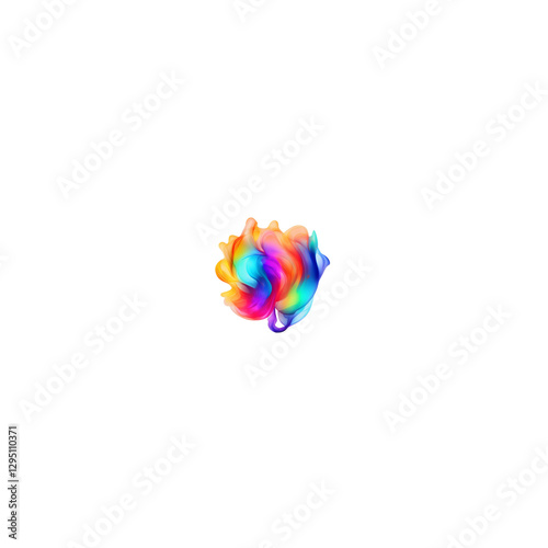 colorful candy in the shape of heart
