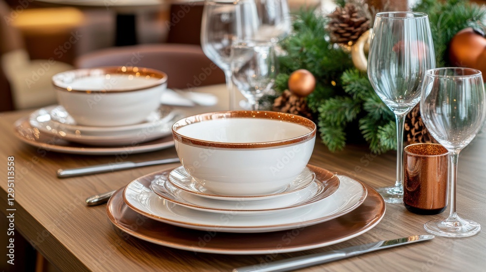 Luxurious Table Setting with Exquisite Decor Luxurious Table Setting with Exquisite Decor
