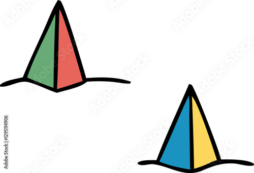 sailing boat vector illustration