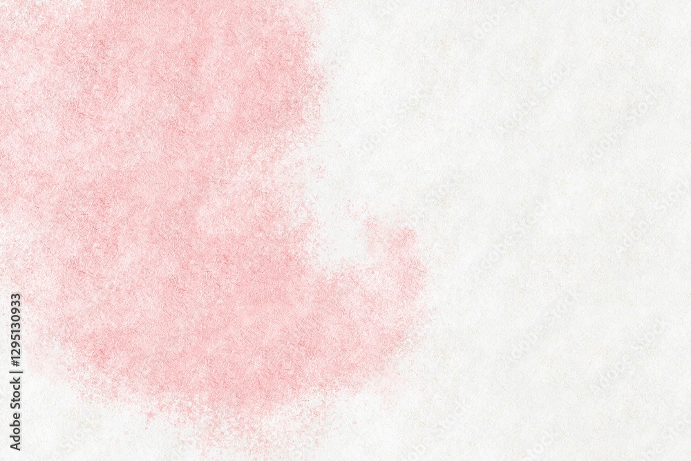 Fototapeta premium White Japanese paper and pink pattern background material with Japanese beauty.