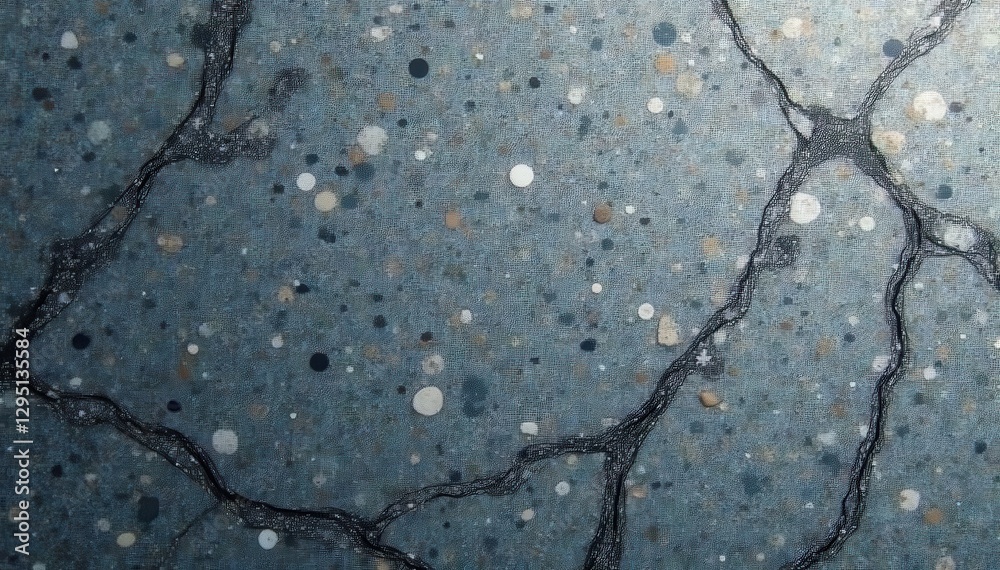 Obraz premium Subtle veining, speckled gray granite Cool, natural stone texture , gray, nature