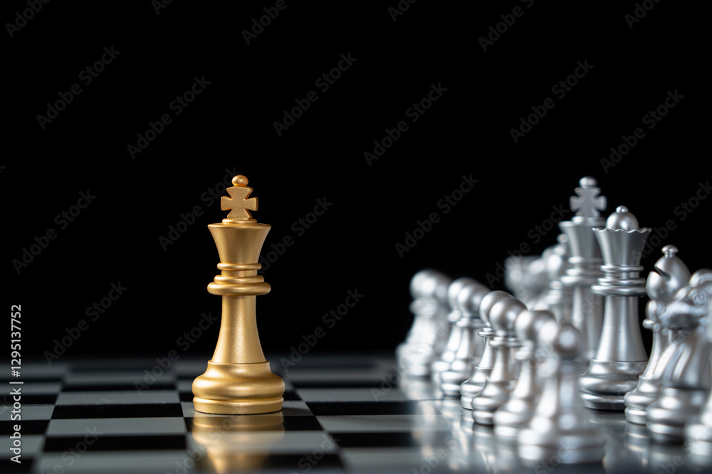 chess board game for ideas and competition and strategy, business success concept chess board game for ideas and competition and strategy, business success concept