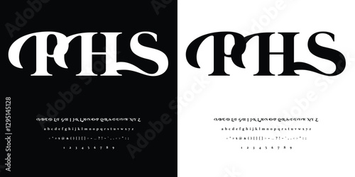 Alphabet letters font, Punctuation, numbers, Minimal Fashion Designs, Logos, Typography, etc. Modern serif fonts are decorative vintage concepts. vector illustration