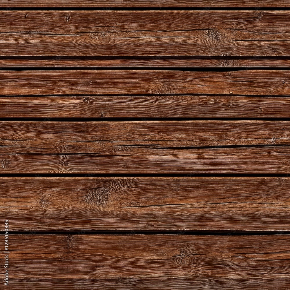 Fototapeta premium Rustic brown wooden planks background for natural design