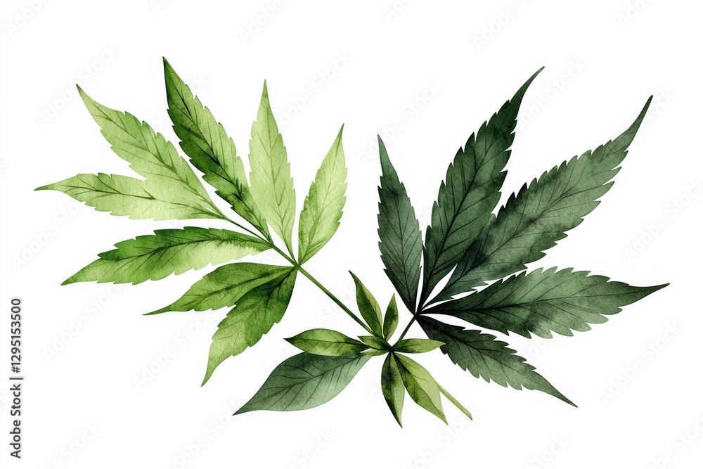 A vibrant collection of green leaves showcasing various shapes and textures, perfect for nature-themed designs and illustrations. A vibrant collection of green leaves showcasing various shapes and textures, perfect for nature-themed designs and illustrations.