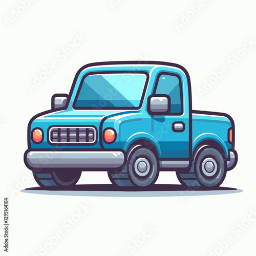 A flat design illustration of a luxury car, using minimalist elements to convey sophistication and modernity. Perfect for premium automotive advertisements.