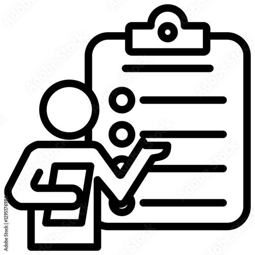Moderator Outline Icon