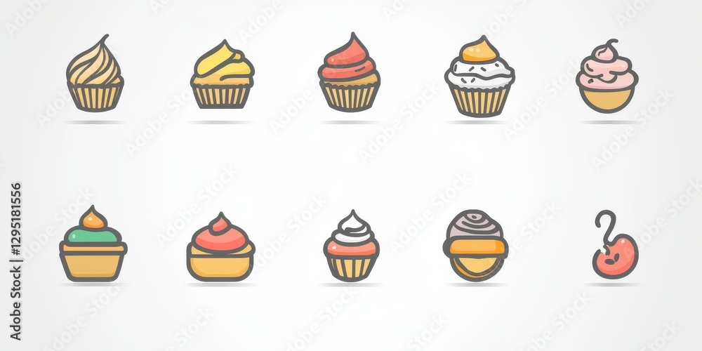 Assorted Cupcake Designs Assorted Cupcake Designs